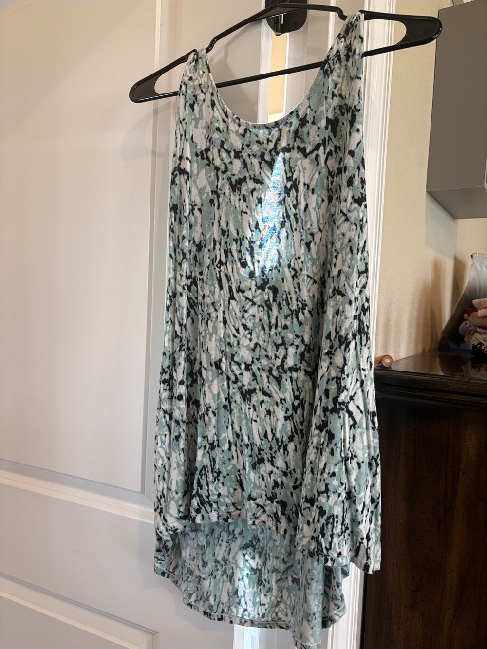 Rose & Olive Mint loose Tank Top